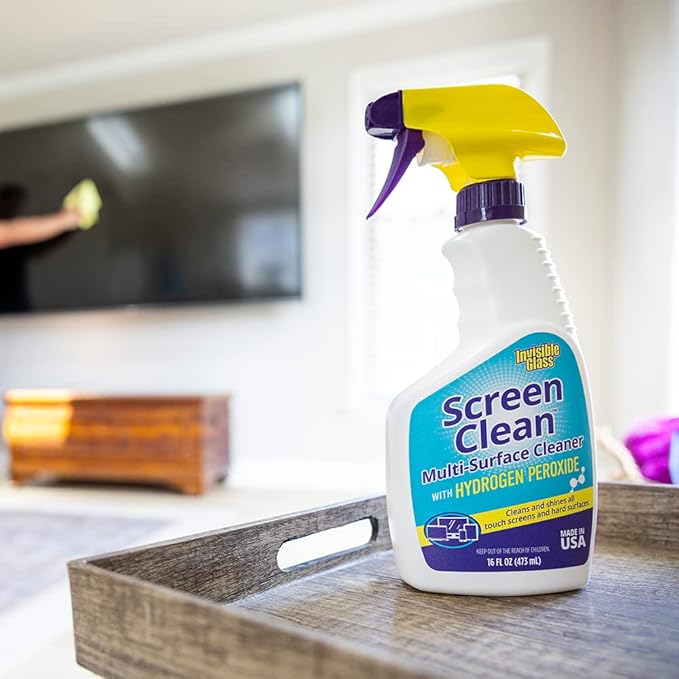 Invisible Glass 99603 6-Piece Home Cleaning Kit Including Home Reach & Clean Tool, Premium Glass Window Cleaner, (40) Glass Cleaning Wipes, Multi-Surface Screen Cleaner, and Microfiber Towel