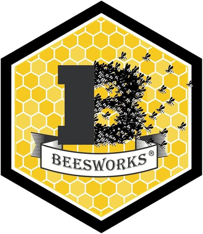 BEESWORKS Yellow Beeswax Bars (12 oz) | 100% Pure, Cosmetic Grade, Triple-Filtered Beeswax for DIY Skin Care, Lip Balm, Lotion and Candle Making (1 oz Bars - 2 Packages of 6)