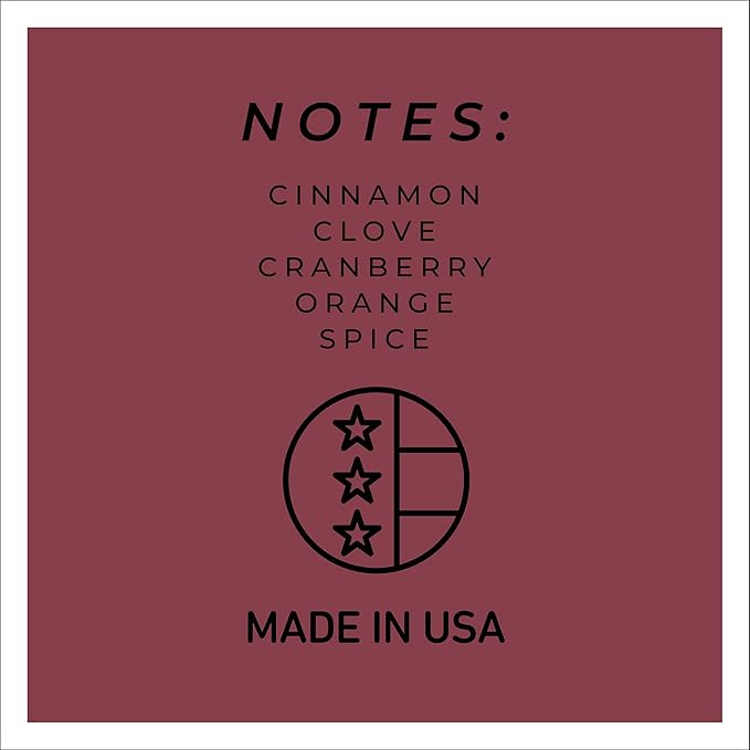 A Cheerful Giver - Scented Candles for Home - Long Lasting Aromatherapy Candle with up to 155 Hours of Burn Time - Gift Ready (22oz, Cranberry Orange)