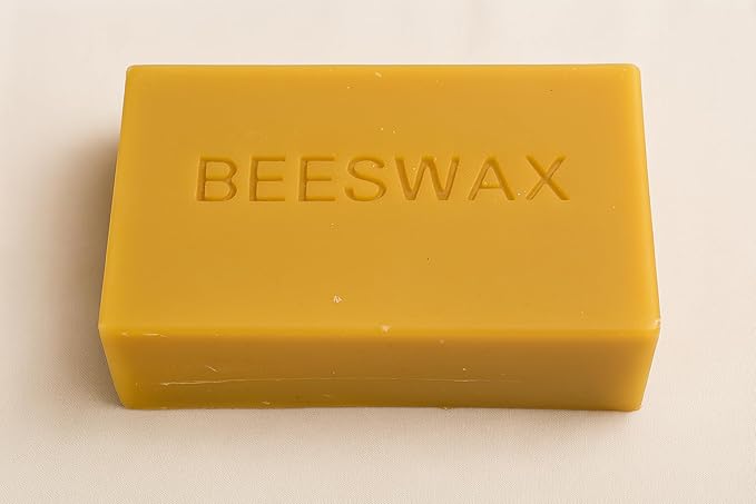 One Pound - Swampland Bees & Co., Florida. 100% Naturally Premium Yellow/Golden Beeswax. Ideal for Candles, Cosmetics, waxing bee Frames, etc. Triple Filtered & Hand Poured into ONE - 1lb Bar