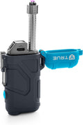 True Plasma Lighter XRL | Flameless and Fuel-Free, Plasma Arc Technology, 100+ Ignitions on a Single Charge, Windproof, Water-Resistant, Compact and Rugged Design - Gray/Blue