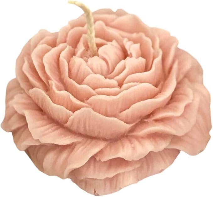 DIY Scented Peony Flower Candle (White)