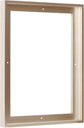 Pixy Canvas Floater Frame 5x6 for 3/4 (0.75) inch Deep Canvas Paintings/Canvas Prints/Wood Canvas Panels/Wall Art/Wall Decor/Home Decor/Artwork (Champagne, 5 x 6 inch, Portrait)