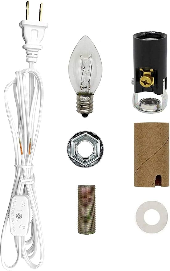Creative Hobbies® ML2-B6 Small Christmas Tree Wiring Kit, Great for Lighting Small Objects
