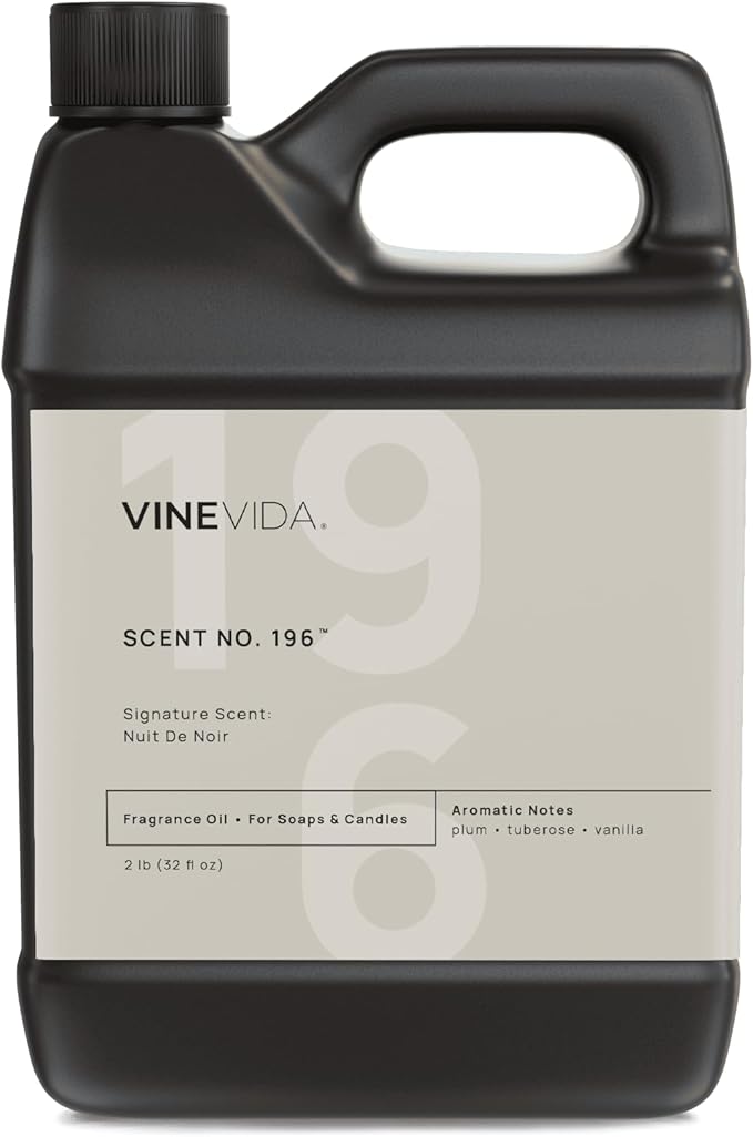 VINEVIDA [32 oz] Scent Nuit De Noir; Fragrance Oil for Candle Making and Soap Making - Winter & Holiday Oils