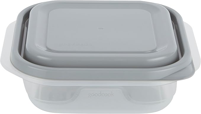 GoodCook EveryWare 40-Piece Food Storage Container Set, BPA-Free Plastic, Click and Fresh Lids, Assorted Sizes with Integrated Measurements, Durable and Secure Food Containers for Leftovers