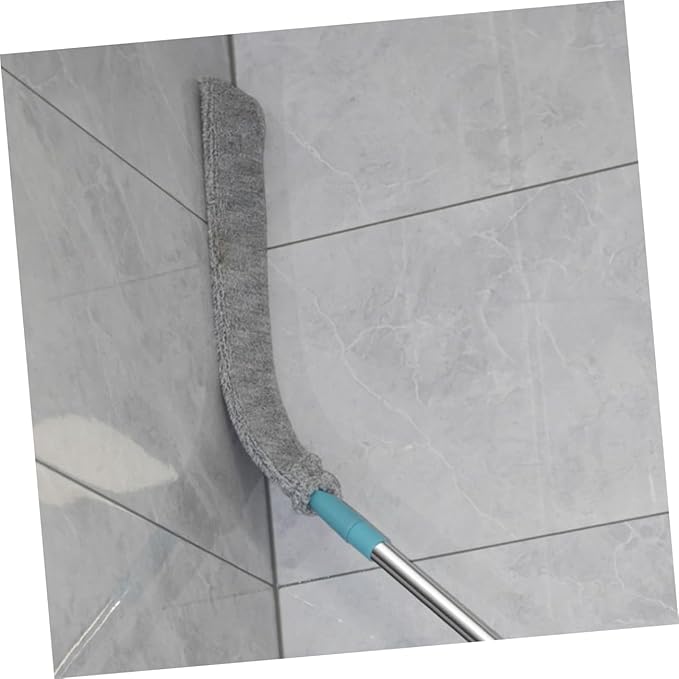1set Spiderweb Cleaning Duster Bendable Multi-Functional Dusting Tool for Home Ceiling Fans and Hard Reach Corners Includes Handle and Washable Cloth