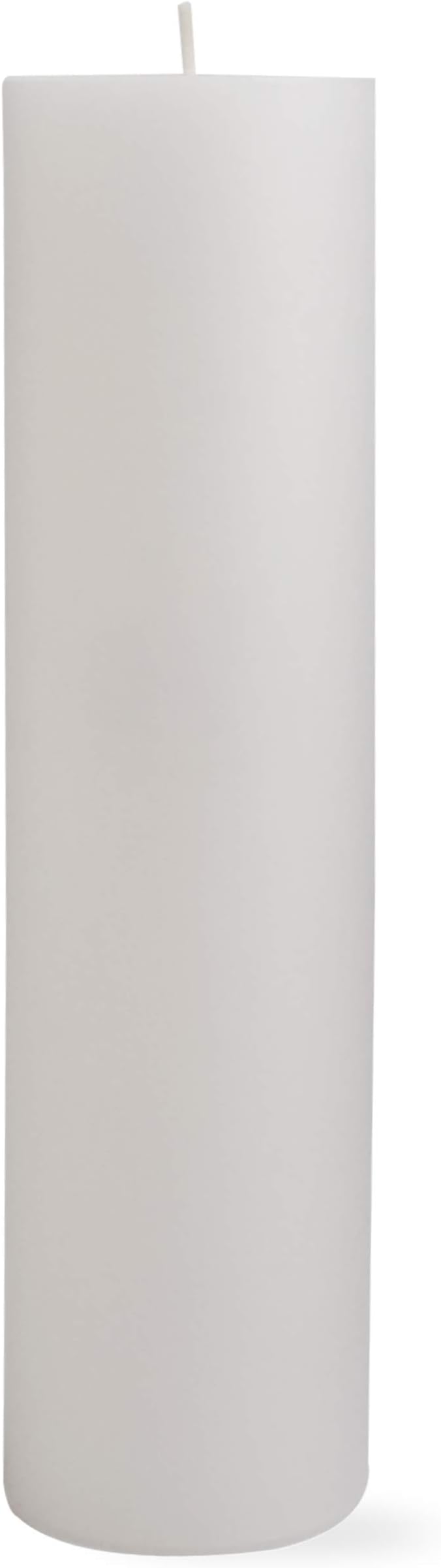TAG Chapel 3X12 White Pillar Paraffin Wax Candle Unscented Drip-Free Long Burning 175 Hours for Home Decor Wedding Parties Dining Dinner Kitchen Table Tabletop Living Room End Table Decor Decoration