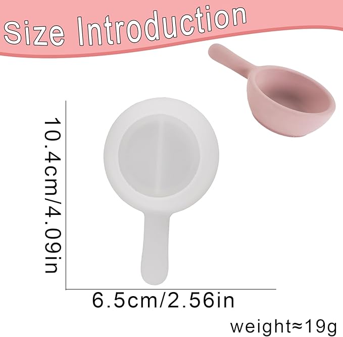 1 Pc Handle Candle Holder Resin Silicone Mold Cement Concrete Epoxy Casting Storage Mold for Craft Decoration Jewelry Boxes Coaster Trays Candlesticks Plaster DIY Valentine's Day Gifts