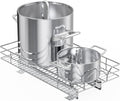 LOVMOR Pull Out Cabinet Organizer and Storage 11" W x 18" D, Slide Out Shelves for Kitchen Cabinets