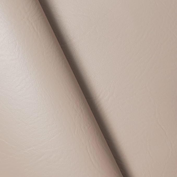 Ottertex Marine Vinyl Fabric Polyester Backing Waterproof Abrasion UV Resistant Heavy Duty Outdoor Marine PVC for Sewing & Upholstery - Sand (1 Yard)