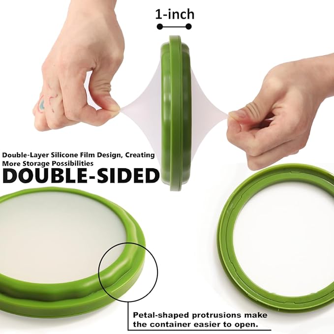4-Piece Airtight Food Storage Containers Set – Avocado Saver, Onion Keeper, Silicone Kitchen Organizers for Fridge, Reusable & Leak-Proof to Lock in Freshness