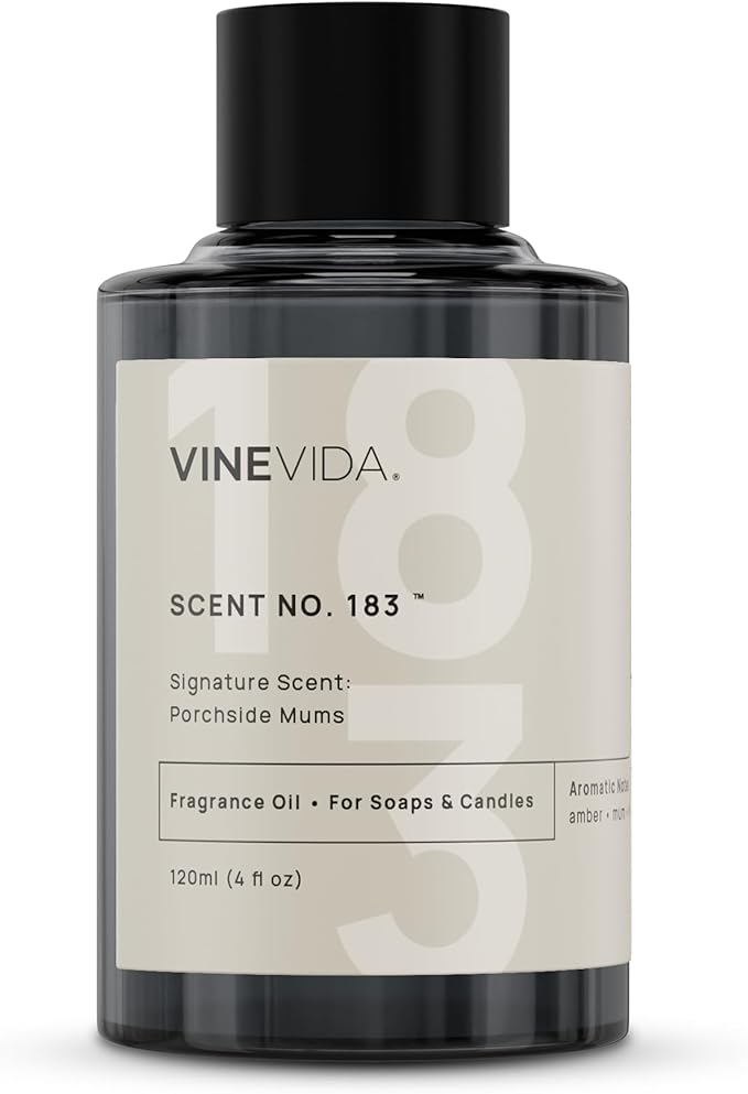VINEVIDA [4oz] Porchside Mums; Fragrance Oil for Candle Making and Soap Making - Premium Candle Scents for Soy Candles