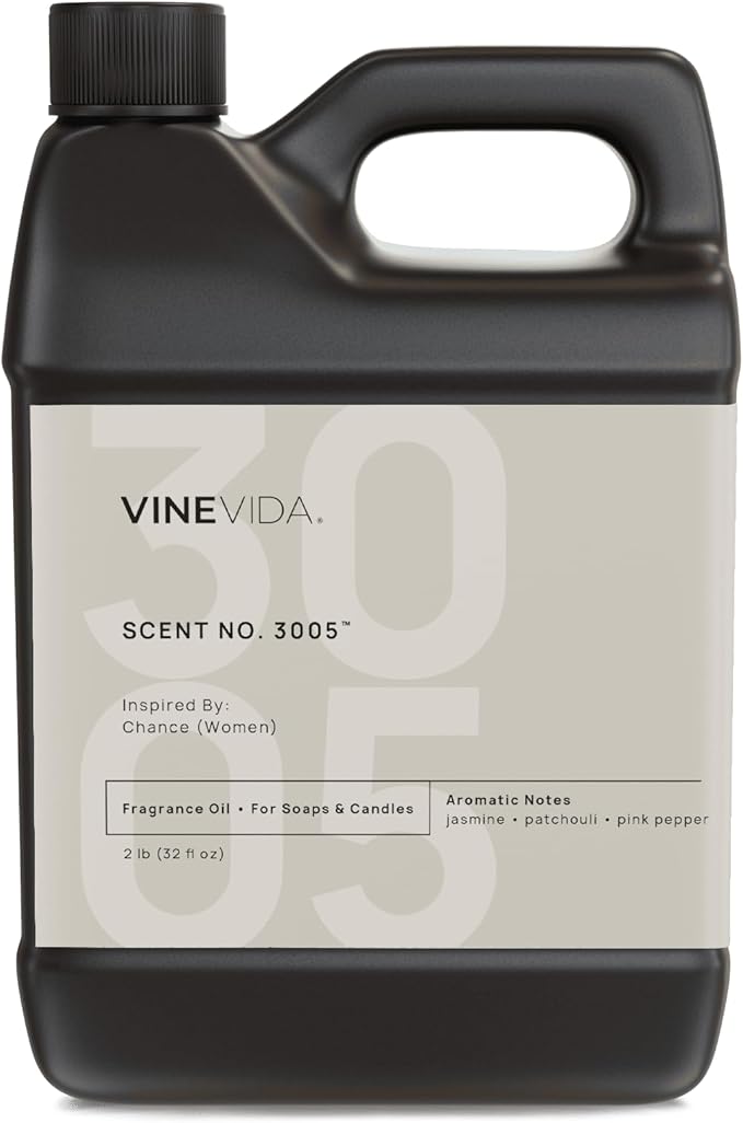 VINEVIDA Scent NO. 3005 Fragrance Oil - 32oz (2lbs) - Inspired by: Chance (Women); Candle Fragrance Oil for Soy Candles - Soap Making Scents