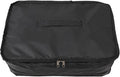 Portable Hanging Travel Shelves Bag, Collapsible 3 Shelf Travel Closet with 2 Hooks, Large Capacity Foldable Clothes Organizer for Suitcase Carry On Closet Insert