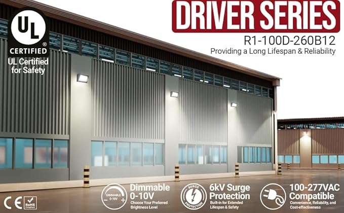 RuggedGrade 200W LED Wall Pack - Durado II Series - 26,000 Lumens - Semi Cut-Off with Photocell - 3000K Warm White - Outdoor LED Wall Light - Bronze Housing - DLC 5.1 Premium