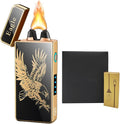 Eagle Electric Lighter Plasma Lighters Arc Lighters USB Rechargeable Lighter LED Battery Indicator Candle Butane for Man