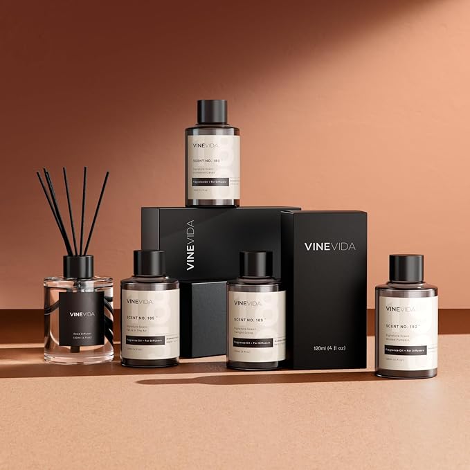 VINEVIDA [16oz] Cashmere Glow Fragrance Oil for Candle Making - Made in USA Scents for Soap Making - Natural Candle Fragrance Oil