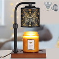 Candle Warmer Lamp with Adjustable Height Dimmable for New Home Decor Electric Candle Warmer for Jar Candles Birthday Gifts for Women Mom(Crucifix Butterfly)