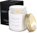 Craft & Kin Palo Santo Scented Candle | 8 Oz 45 Hour Long Lasting | Classic Soy WoodWick Winter Candles | Made with Natural Soy | Holiday Candles Gifts for Men and Women