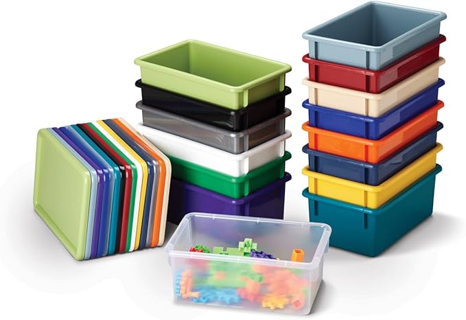 Jonti-Craft 0425JC 25 Cubbie-Tray Mobile Storage Without Bins 35.5 x 48 x 15 in