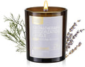 Odor Eliminating Candle, Lavender Cedar Scented Candle, Pet-Friendly Soy Candles, 60 Hours, 7 oz