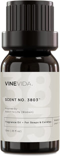 VINEVIDA [0.33 Oz] Scent No. 3803 Inspired by Addict to Life (Women); Fragrance Oil for Candle Making and Soap Making - Premium Candle Scents for Soy Candles