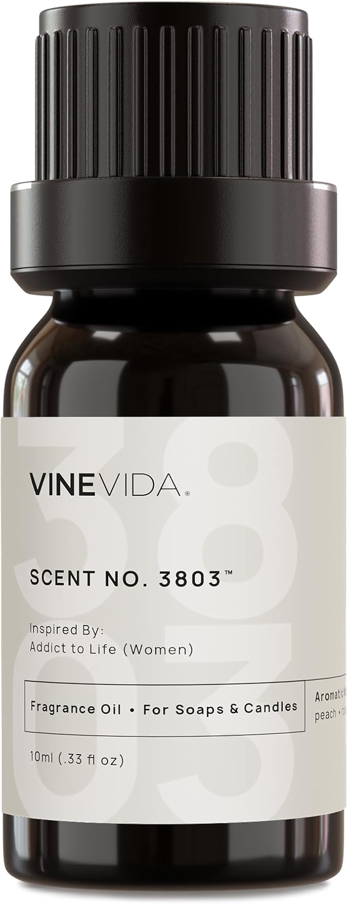 VINEVIDA [0.33 Oz] Scent No. 3803 Inspired by Addict to Life (Women); Fragrance Oil for Candle Making and Soap Making - Premium Candle Scents for Soy Candles
