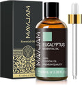 Eucalyptus Essential Oil, MAYJAM 3.38fl.oz Large Bottle Pure Essential Oils, Perfect for Living Room Bedroom Office Car Use