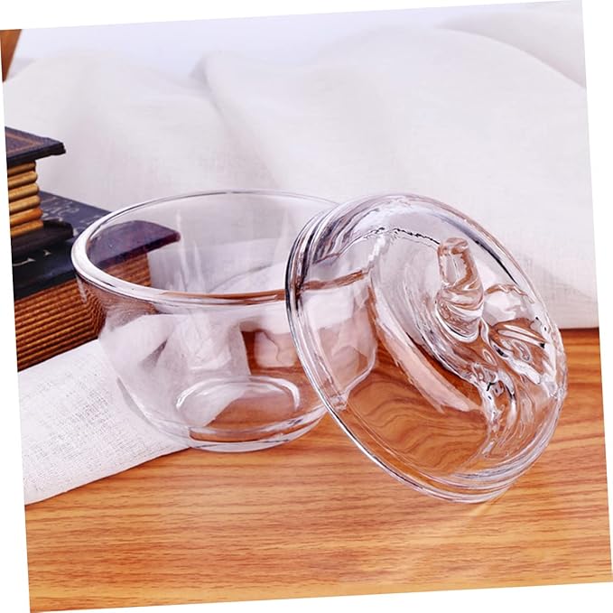 1pc Glass -shaped Storage Jar with Lid Versatile Food Storage Container for Snacks Tea and Candy Compact Sealed Canister for Organized Kitchen and Creative Gifting