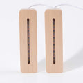 Resin Casting Mold Silicone Mold Supplies 2 Pack 6 Inch Rounded CuboidLed Wood Led Base Rectangle Led Light Base 2Pcs White LED Base