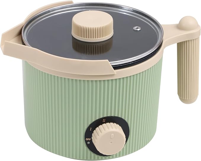 TOAUTO 3Lbs Green Wax Melting Pot Handheld Candle Melting Pot with Two Power Adjustment Easy Pouring Spout Non-Stick Coating for Candle DIY Hobbyist
