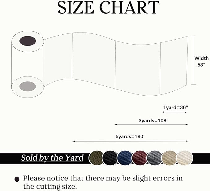 Waterproof Canvas Cloth Fabric by The Yard 60" W 600D Oxford Polyester Upholster Fabric Water Resistant Material for Outdoor Furniture Chair Cushion Cover DIY Sewing (1 Yards, Army Green)