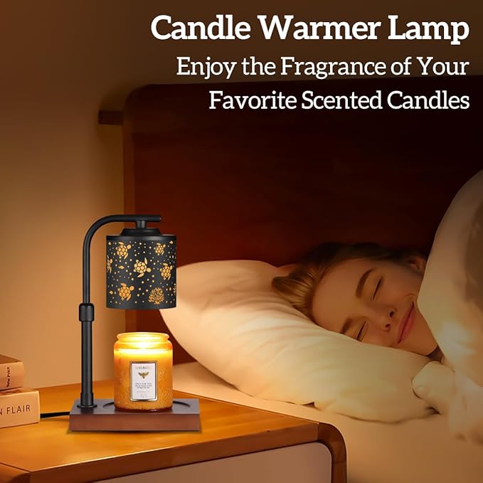 Candle Warmer Lamp with Adjustable Height Dimmable for New Home Decor Electric Candle Warmer for Jar Candles Birthday Gifts for Women Mom(Sea Turtle)