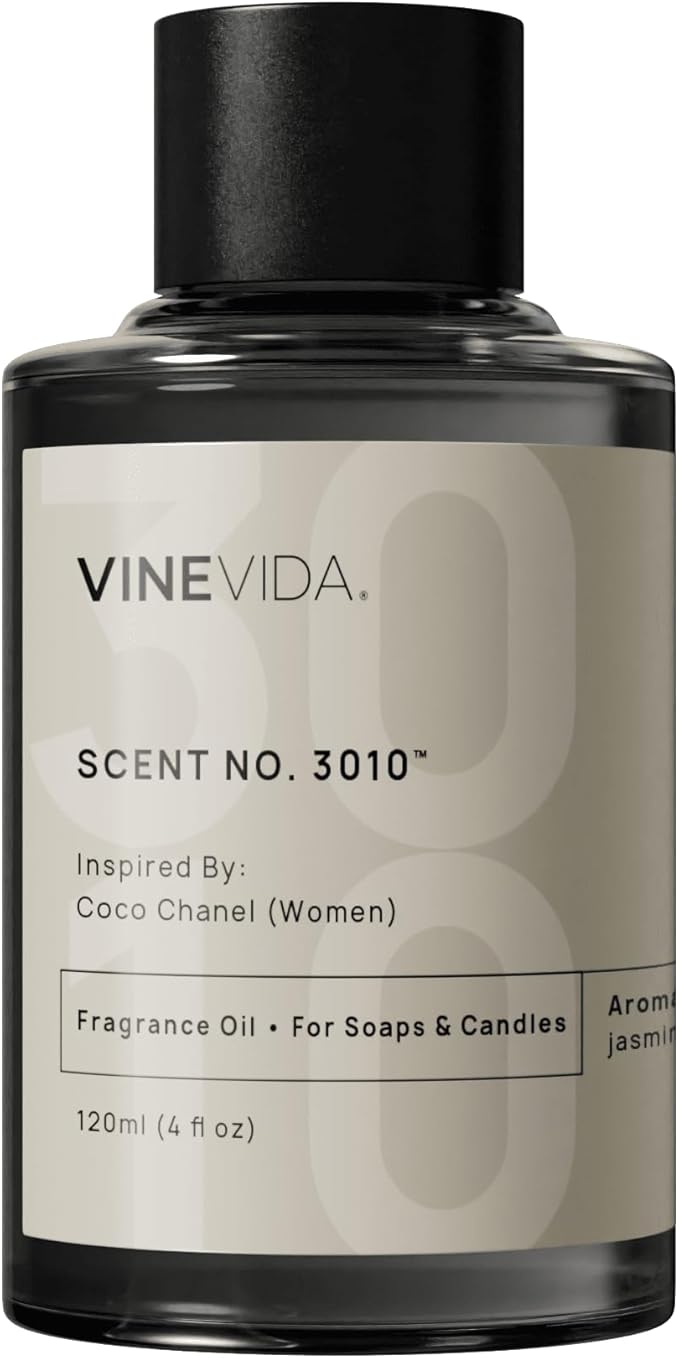 VINEVIDA Scent NO. 3010 Fragrance Oil - 120mL (4oz) - Inspired by: Coco (Women); Candle Fragrance Oil for Soy Candles - Soap Making Scents
