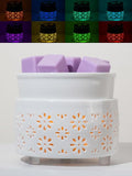 Ceramic Electric Wax Melt Warmer & Cube Oil Melter Cute Small Warmers Aromatherapy for Home Decorative Burner Melts Scented Candle Tart Scent Warm Fragrance