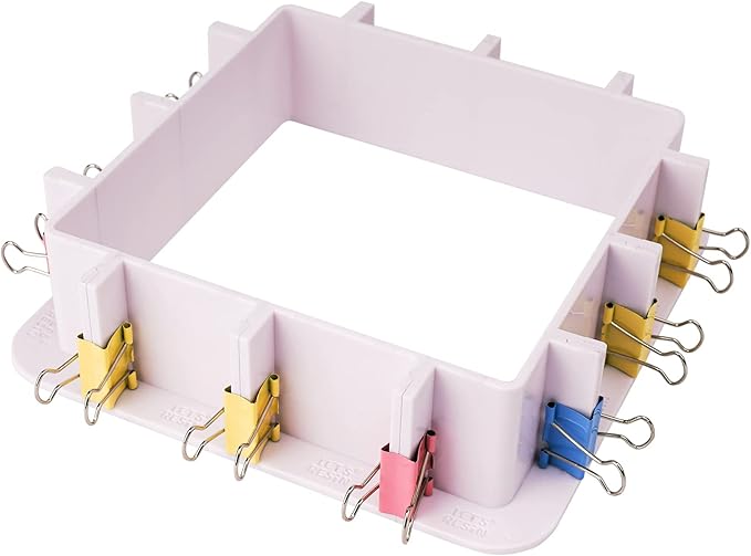 LET'S RESIN Adjustable Mold Housing for Silicone Molds Making (Not for Direct Resin Use), Silicone Mold for Resin Mold Making Silicone Rubber, Plastic Housing Frame for DIY Resin, Candle, Soap Molds