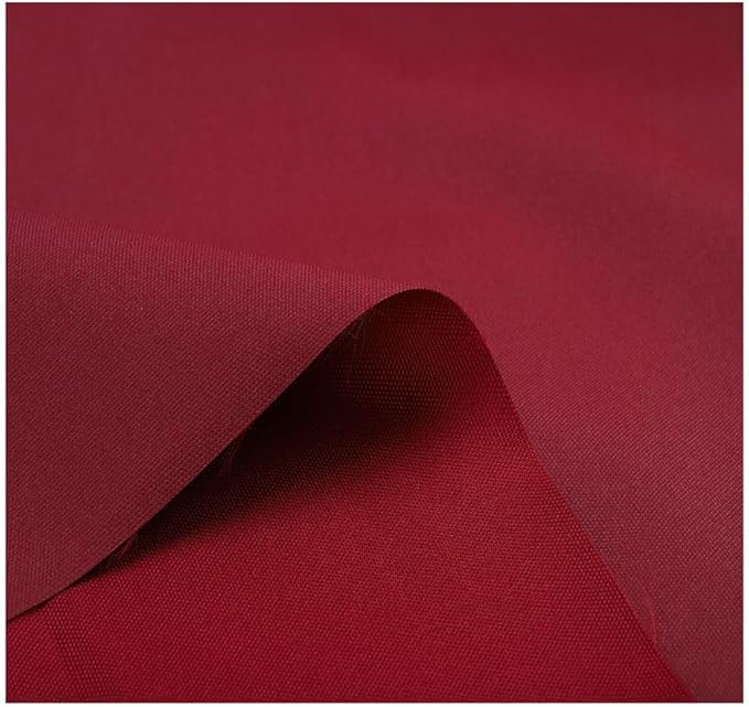 Mybecca Waterproof Canvas Marine Fabric 600 Denier Indoor/Outdoor PU Backing UV Protector Burgundy 5 Yards
