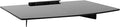 TechOrbits Glass Wall Shelf – Wall Mount Shelf for DVD Multi Media Components – Floating Entertainment Console