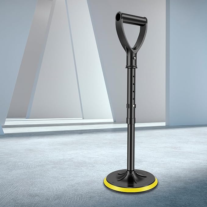 Mobility Aids Tool for Elderly, 17.3"-21.6" Height Adjustable Mobile Standing Aid Device for The Senior,Portable Stable Supports Equipment to Assist The Elderly in Getting Up from The Floor/Ground