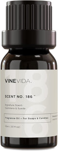 VINEVIDA [10ml] Cashmere & Suede; Fragrance Oil for Candle Making and Soap Making - Premium Candle Scents for Soy Candles