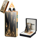 BABOBIU Electric Lighter Plasma Lighter Flameless Windproof Rechargeable USB Lighter with Type-C Fast Charging Gift for Men, Women (Flame)