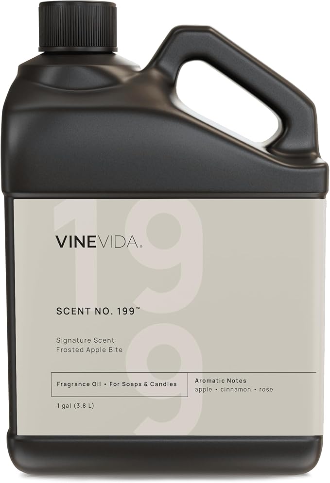 VINEVIDA [128 oz] Scent Frosted Apple Bite; Fragrance Oil for Candle Making and Soap Making - Winter & Holiday Oils