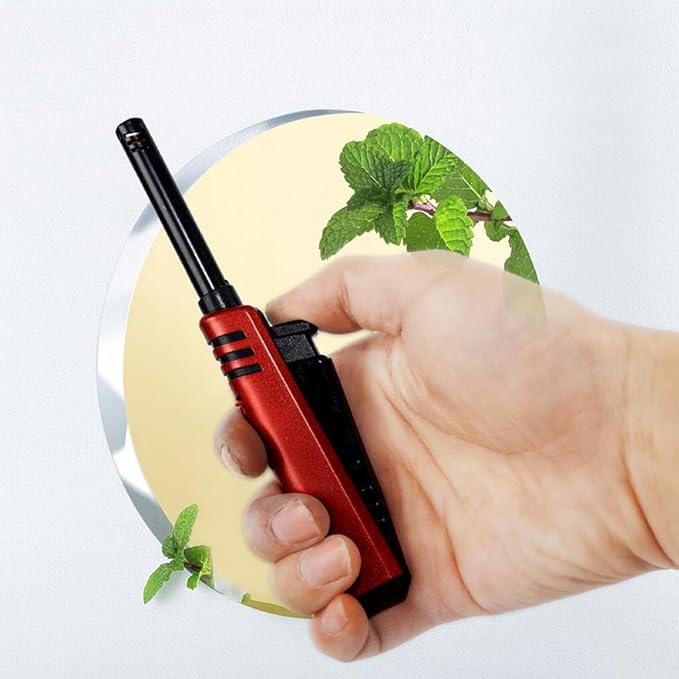 5 Pack Torch Lighters Multipurpose Durable Metal Construction Gas Windproof Lighter Wand Refillable for Kitchen Fireplace Pilot Light DIY BBQ Grill Stove