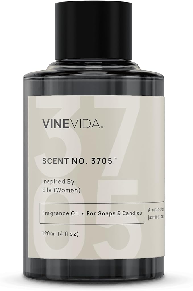 VINEVIDA [4 Oz] Inspired by: Elle (Women); Fragrance Oil for Candle Making and Soap Making - Premium Candle Scents for Soy Candles