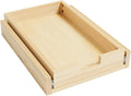 Pull Out Cabinet Organizer, 11''W×21''D Sliding Drawers for Cabinets, Soft Close Slide Out Wooden Pull out Drawers, Base Cabinet Organization for Kitchen, Pantry, Bathroom