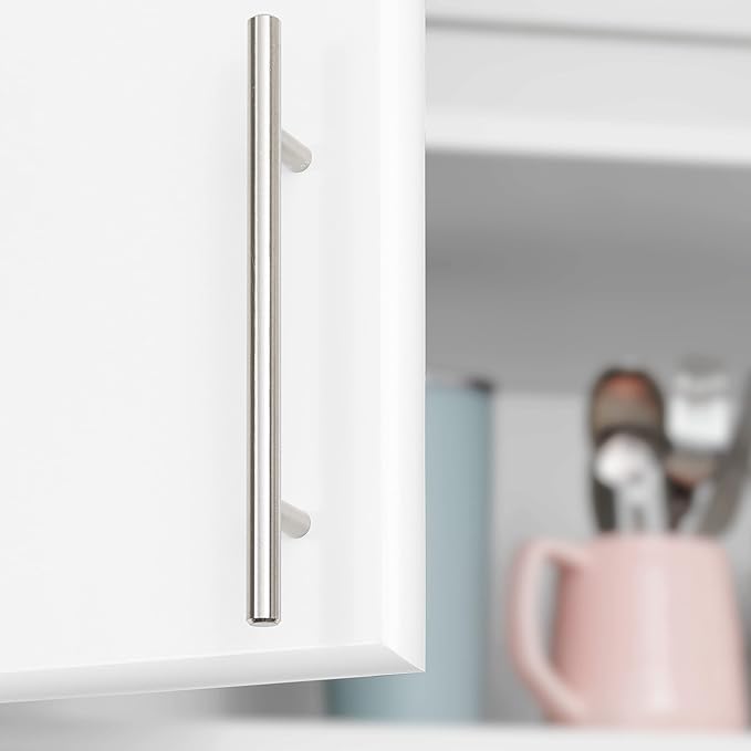 Prepac Elite 16" Wall Cabinet, White Storage Cabinet with 1 Adjustable Shelves, Storage for Pantry, Kitchen and Bathroom 16" D x 16" W x 24" H, WEW-1624