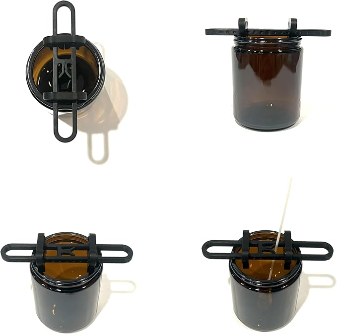 Adjustable Candle Wick Centering Tool Kit with Magnetic Placement for Jars Cups Containers DIY, String Wicks and Stickers Included, Candle Making Kit