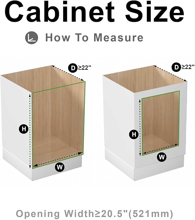 Pull Out Cabinet Organizer, (20½"W x 20" D), Soft Close Pull Out Cabient Drawer, Slide Out Cabient Organizer for pot and pan Kitchen Base Cabinet, Pantry Organization, Bathroom, Wire Basket