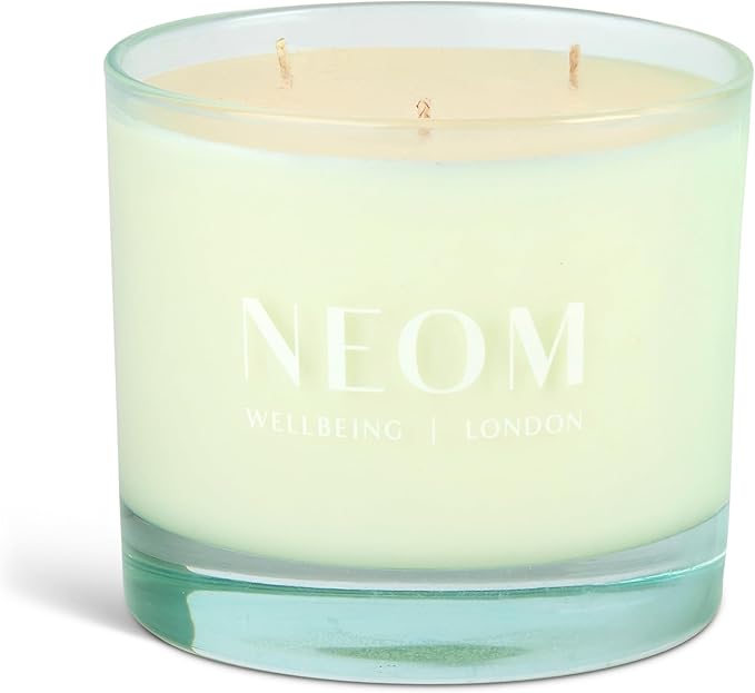 NEOM - Energy Burst Candle 420g I Hand Finished I 3 Wick | 100% Naturally derived Wax infuses Your Space with 100% Natural Refreshing fragrances I Spearmint, Rosemary & Eucalyptus